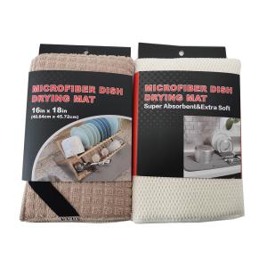 Buy cheap Washable Absorbent Size18 X 16inch Microfiber Dish drying Mat from wholesalers