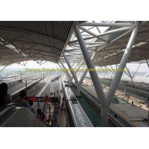 Train Station Prefabricated Steel Structures High Anti Rust Performance