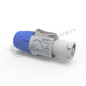 Buy cheap Ip44 Indoor Lockable Triple Core 250V AC Connector Female and Male Powercon Connector from wholesalers