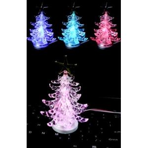 Buy cheap USB 7 color fiber tree with top star promotion gift from wholesalers