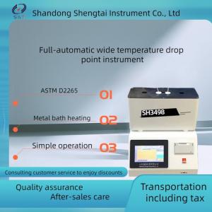 Buy cheap ASTM D2265 0-400c Lubricating Grease Dropping Point Testerd SH3498 Automatic wide temperature drop point meter from wholesalers