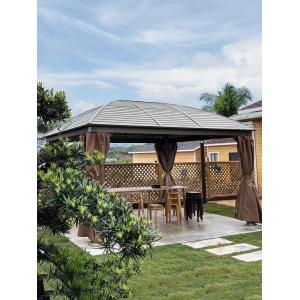 Buy cheap Hardtop Gazebo Canopy With Polycarbonate Roof And Aluminium Frame from wholesalers
