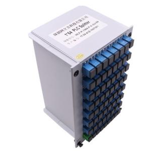 Buy cheap 64 Way  Planar Lightwave Circuit Splitter Slot Box Type SC UPC Excellent Mechanical Stability from wholesalers