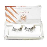 China Lash Box Acrylic Display Case Custom Empty Packaging Magnetic Mink Clear for sale