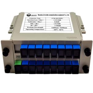 Inserting Splitter 1x16 SC UPC PLC Fiber Splitter High Durability
