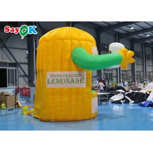 Stand Outdoor Tent Inflatable Lemonade Booth With Air Blower For Promotion