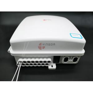 Buy cheap Waterproof IP65 Ftth Fiber Optic Terminal Box 24 Port PC Material Pole / Wall Mounted from wholesalers