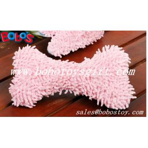 Buy cheap 100%Polyester Material Soft Plush Pink Bone Toy With Squeaker from wholesalers