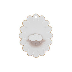 Sheep Bunny Personalised Silicone Teether BPA Free For Newborn Baby