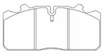 Buy cheap WVA 29088/29091/29144 Disc Brake Pads for MAN / DAF from wholesalers