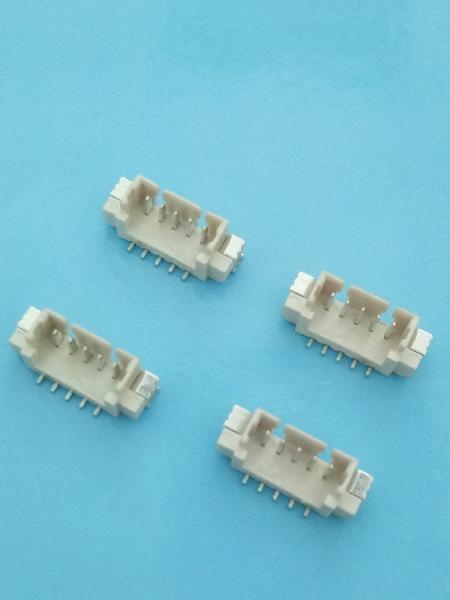 Quality 1.25mm Pitch SMT Vertical Type PCB Header Connector With PA66 Housing Beige Color for sale
