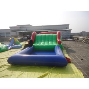 Buy cheap Customized Inflatable Water Parks Obstacle / Inflatable Water Slide With Pool from wholesalers