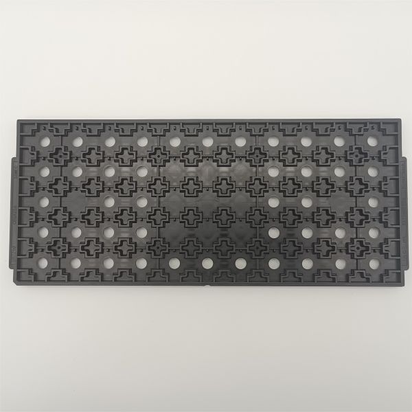 Quality Custom JEDEC Matrix Trays Black Conductive ESD Component Trays For Ic Device Storage for sale