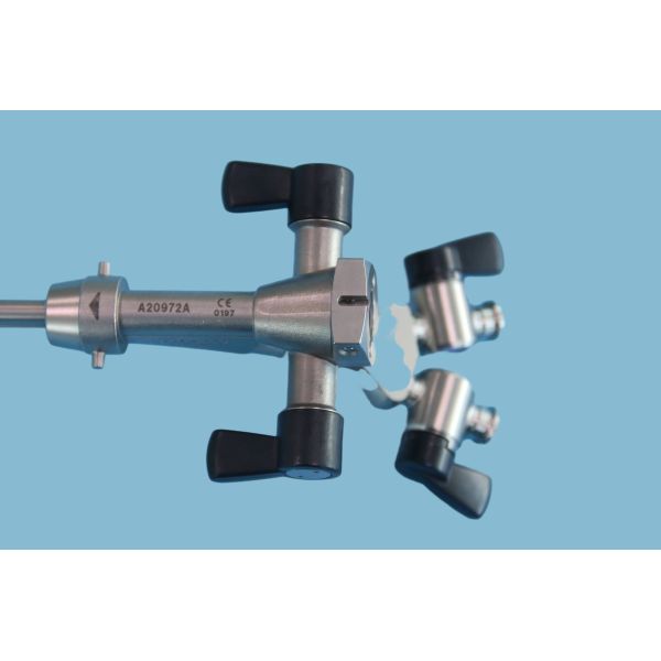 Quality A20972A Rigid Endoscope Parts Double Channel Deflecting Cystoscope Bridge for sale
