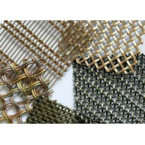 Buy cheap Brass Crimped Woven Wire Mesh Crimped Wire Mesh Manufacturers from wholesalers