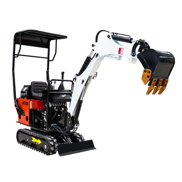 Quality HT08 800kg Mini Excavator with 12HP Engine and 0.025m³ Bucket for sale