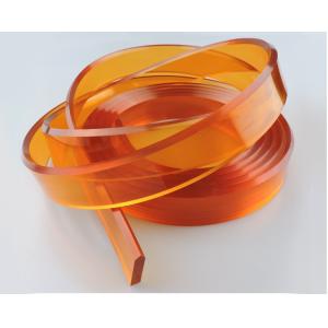 Flat Scratch Resistant Solvent Ink Scraper Screen Printing Squeegee Strip