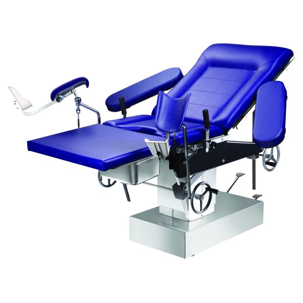Bule Mattress 304 Staineless Still Hydraulic Operation Table Medical Delivery