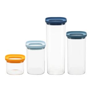 Buy cheap Borosilicate Glass Canister with Tempered Lid - Stackable Food Storage from wholesalers