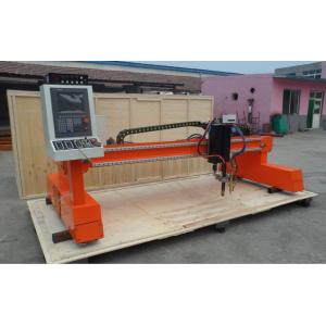 Economic 1000W CNC Gantry Plasma Flame Cutting Machine For Steel Structure