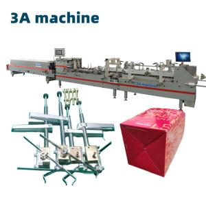 Buy cheap 800mm Max Size Automatic Bottom Lock Folder and Gluer Machine for Cardboard 250g-650g from wholesalers