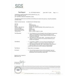 Shenzhen Yong Rui Bianse Arts & Crafts Co., Ltd Certifications