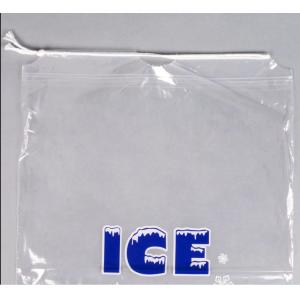 Buy cheap Gravure Printing LDPE Plastic Disposable Ice Bags With Cotton Drawstring from wholesalers