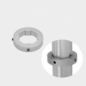 DYE19-03 Aluminum Tube Fittings Lean Pipe Slider Horizontal Located Ring Slider