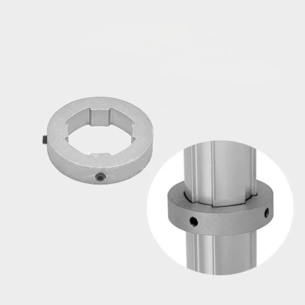 DYE19-03 Aluminum Tube Fittings Lean Pipe Slider Horizontal Located Ring Slider