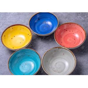 24pcs Color Reactive Glaze Ceramic Dinnerware Set