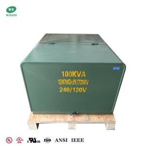 China IEEE Standard UL Certificated 100Kva Single PhasePadmount Type Transformer Loop Feed 12.47KV To 240/120V on sale China IEEE Standard UL Certificated 100Kva Single PhasePadmount Type Transformer Loop Feed 12.47KV To 240/120V on sale