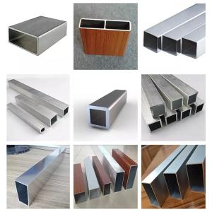 Buy cheap Silver White Powder Coating 6063 T5 Extrusion Aluminium Profile product