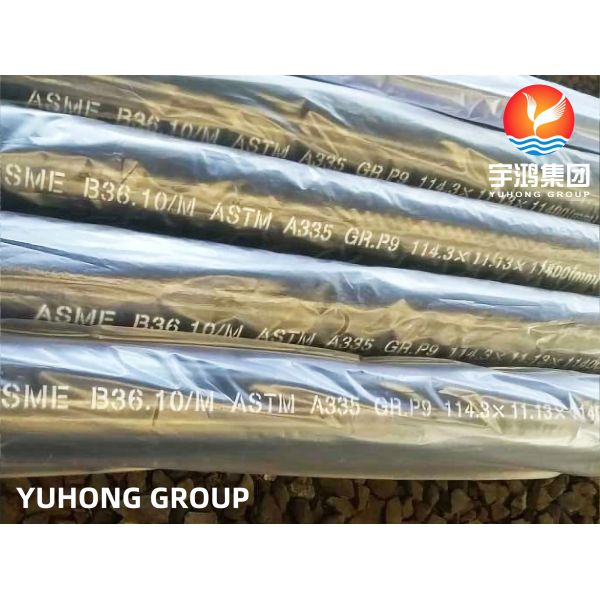 ASTM A335 / ASME SA335 P9 Seamless Alloy Steel Pipe For High Temperuture