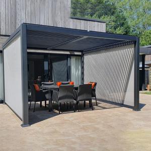 Buy cheap Awning System 202mm Adjustable Aluminum Pergola With Retractable Canopy from wholesalers