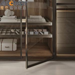 Buy cheap Bedroom Design Walk In Wardrobe Closet With Modern Design And Aluminium Frame Glass Door from wholesalers