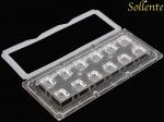 Buy cheap 60 Degree 2x6 Led Array Lens For 12W Led Light Components from wholesalers