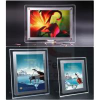 Buy cheap Slim Acrylic Light Boxes with silk screen, LED Poster Frame table top product