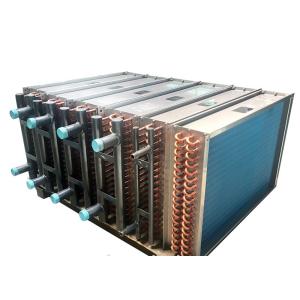 Buy cheap High Durability Copper Tube Fin Heat Exchanger For Chiller Water Cooling Area from wholesalers