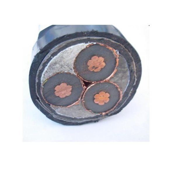 11kv Three Core XLPE Insulation Metal Shielded Power Cable / Aluminum Armored