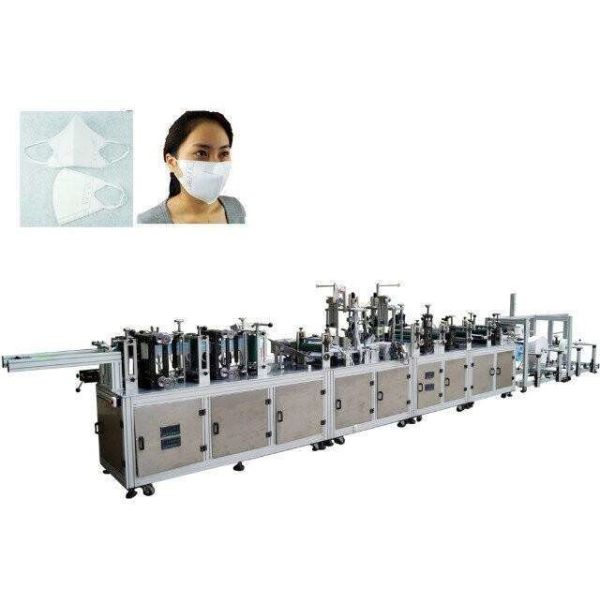 Quality Disposable 3 Ply Outer Earloop Mask Making Machine Beautiful Appearance for sale