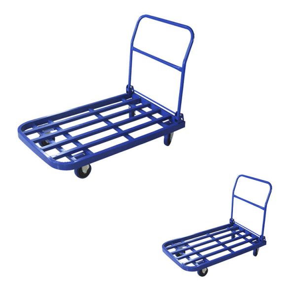 Quality 120x66cm 1100lbs Capacity Foldable Platform Trolley With Tube Steel for sale