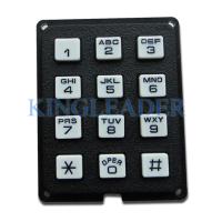China Rugged Plastic Industrial Numeric Keypad 12 Keys For Access Control System for sale