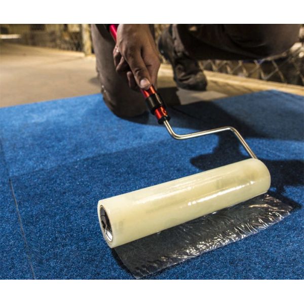 Quality 50micron CE Heavy Duty Adhesive Mask Translucent Clear Carpet Protector for sale