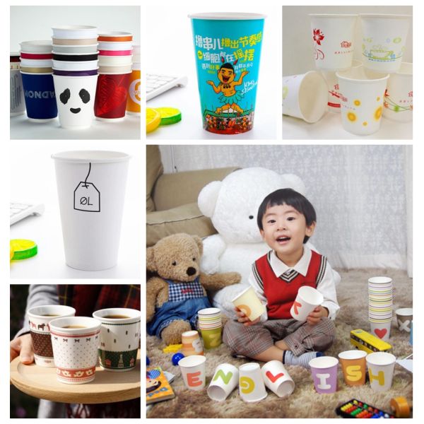 PE Coated Paper Customized Disposable Single Side 15g PE Coated Paper For Hot Coffee Paper Cup