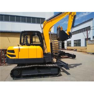 Buy cheap 6.5 Ton Steel Track Small Ditch Digger Excavator Small Size With Kubota Engine from wholesalers