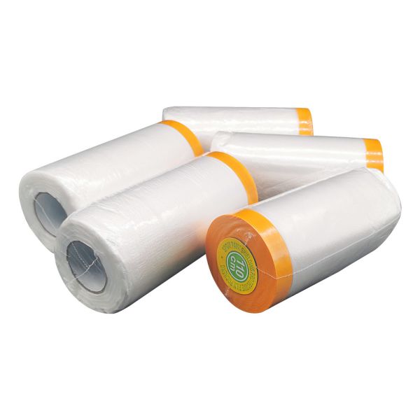Buy cheap General Purpose Use Waterproof Pre Taped Masking Transparent Film from wholesalers