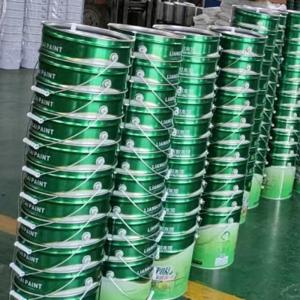 Buy cheap Rust Resistance Adhesive Metal Paint Bucket With Removable Lid from wholesalers