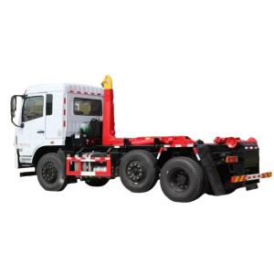 Buy cheap Fuel Type Diesel 3-22 Tons Trash Hook Lift Upper Body Structure DFAC Hook Lift Roll on Roll off Garbage Truck from wholesalers
