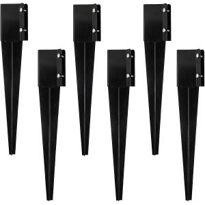 Buy cheap ROHS Certified Metal Black Powder Coated Post Anchors for Deck Railing and Assurance from wholesalers
