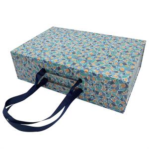 Buy cheap Cardboard Folding Gifts Packing Boxes With Flower Pattern from wholesalers